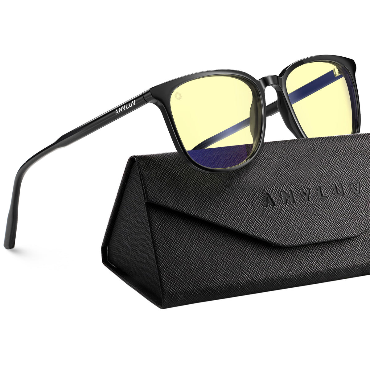 ANYLUV Blue Light Glasses for Woman Men, Womens Blue Light Blocking Glasses Computer Glasses Anti Eyestrain WMAN161-1GP