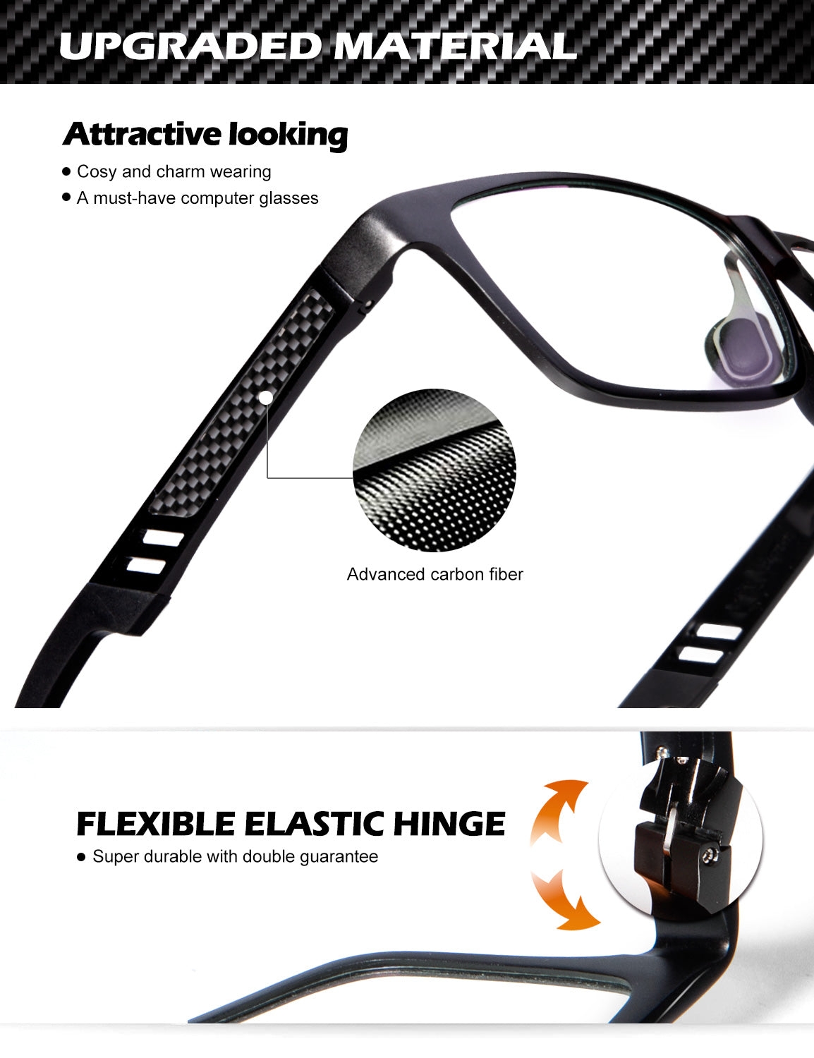 ANYLUV Blue Light Blocking Glasses for Men Computer Glasses UPC: 850078493279