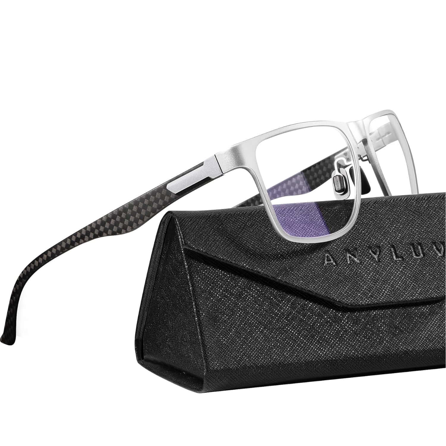 Upgraded Carbon Fiber Temples Blue Light Blocking Glasses 4550-3