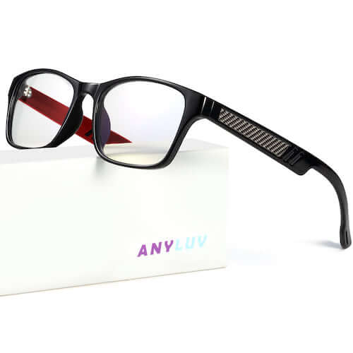 Upgraded Rectangular Frame Blue Light Blocking Glasses 4579-5