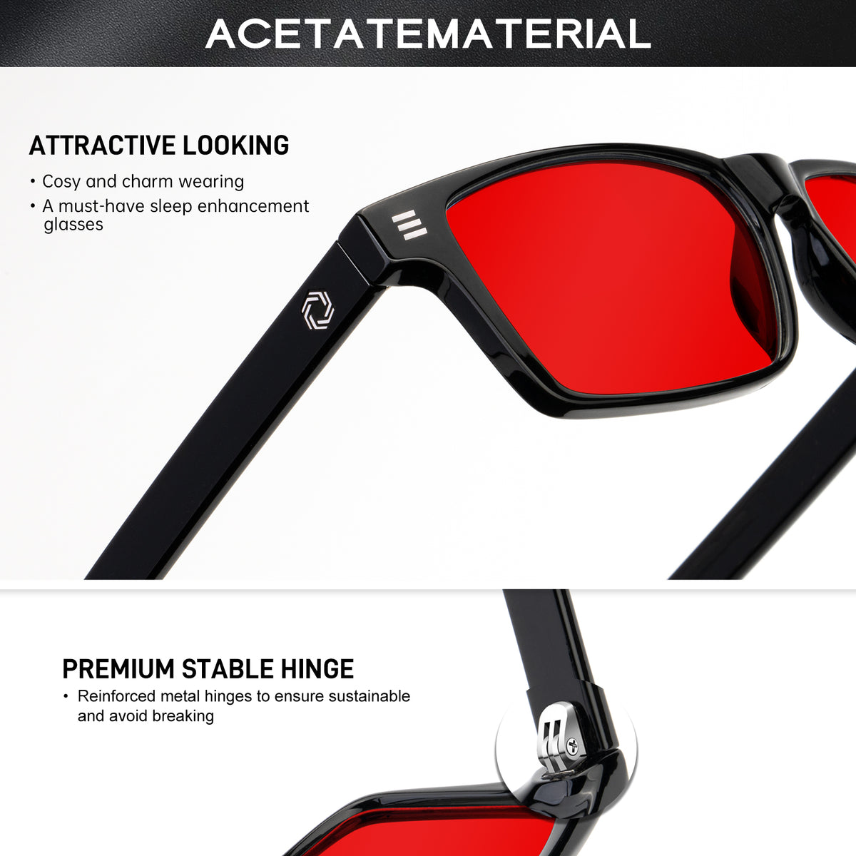 ANYLUV Blue Light Glasses Men Woman, Blue Light Blocking Glasses for Computer Gaming, Eye Strain Relief Eye Protection WMAN4508-1SE