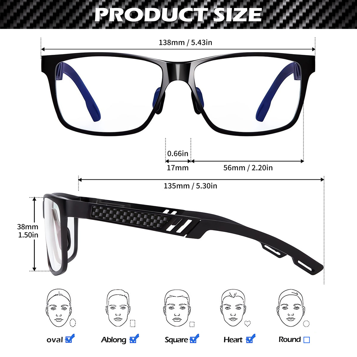 ANYLUV Blue Light Blocking Glasses for Computer and Reading Lightweight Al-Mg Metal Anti-Eye Strain Glasses for Woman & Men WMAN4571-1
