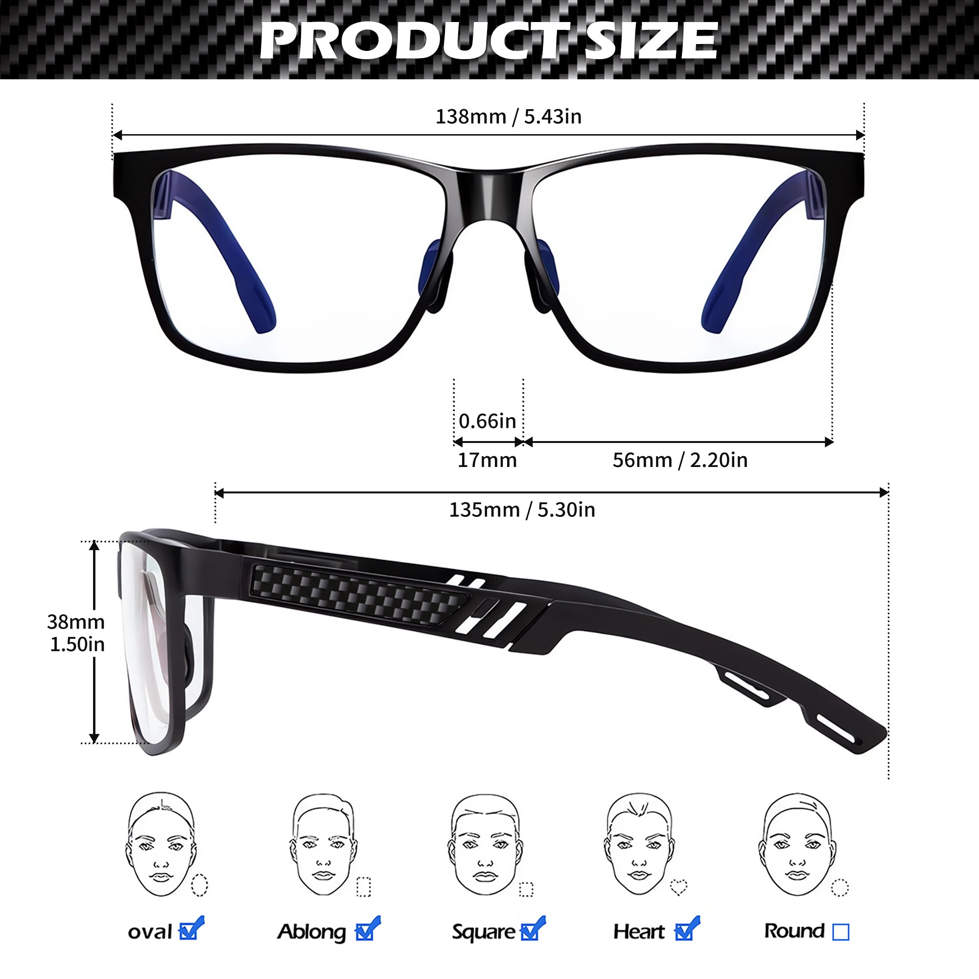 ANYLUV Blue Light Blocking Glasses for Men Computer Glasses UPC: 850078493279