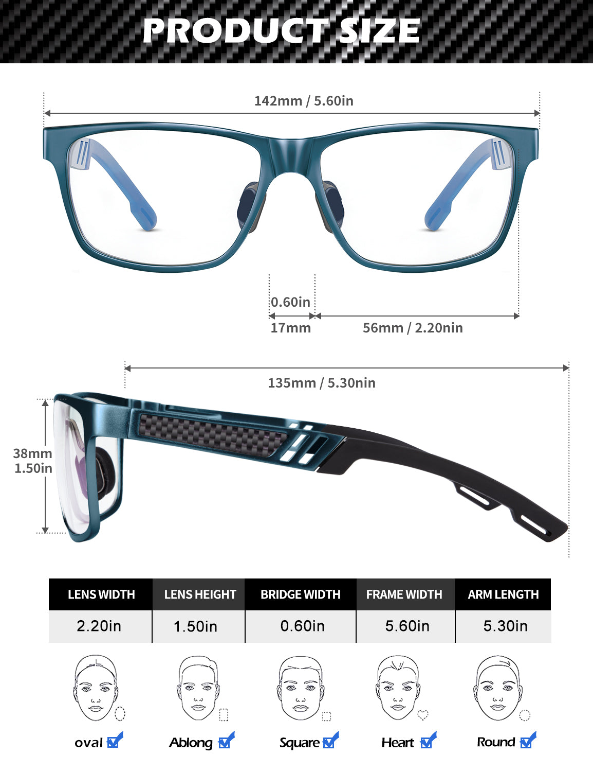 Al-Mg Metal Frame Reading Glasses 4571-5