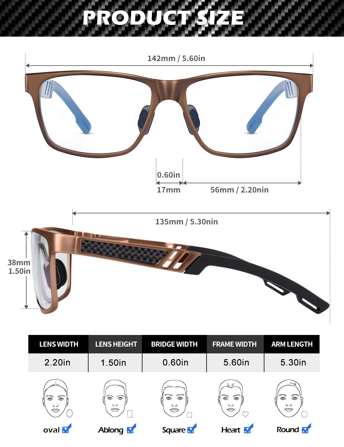 Al-Mg Metal Frame Reading Glasses 4571-4