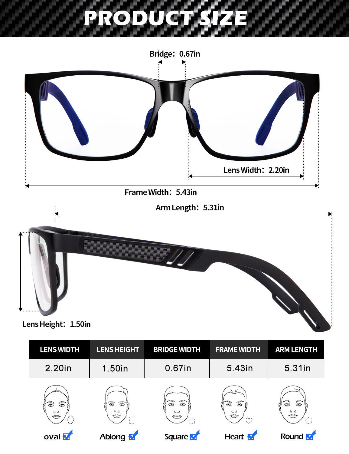 Al-Mg Metal Frame Reading Glasses 4571-1-L50