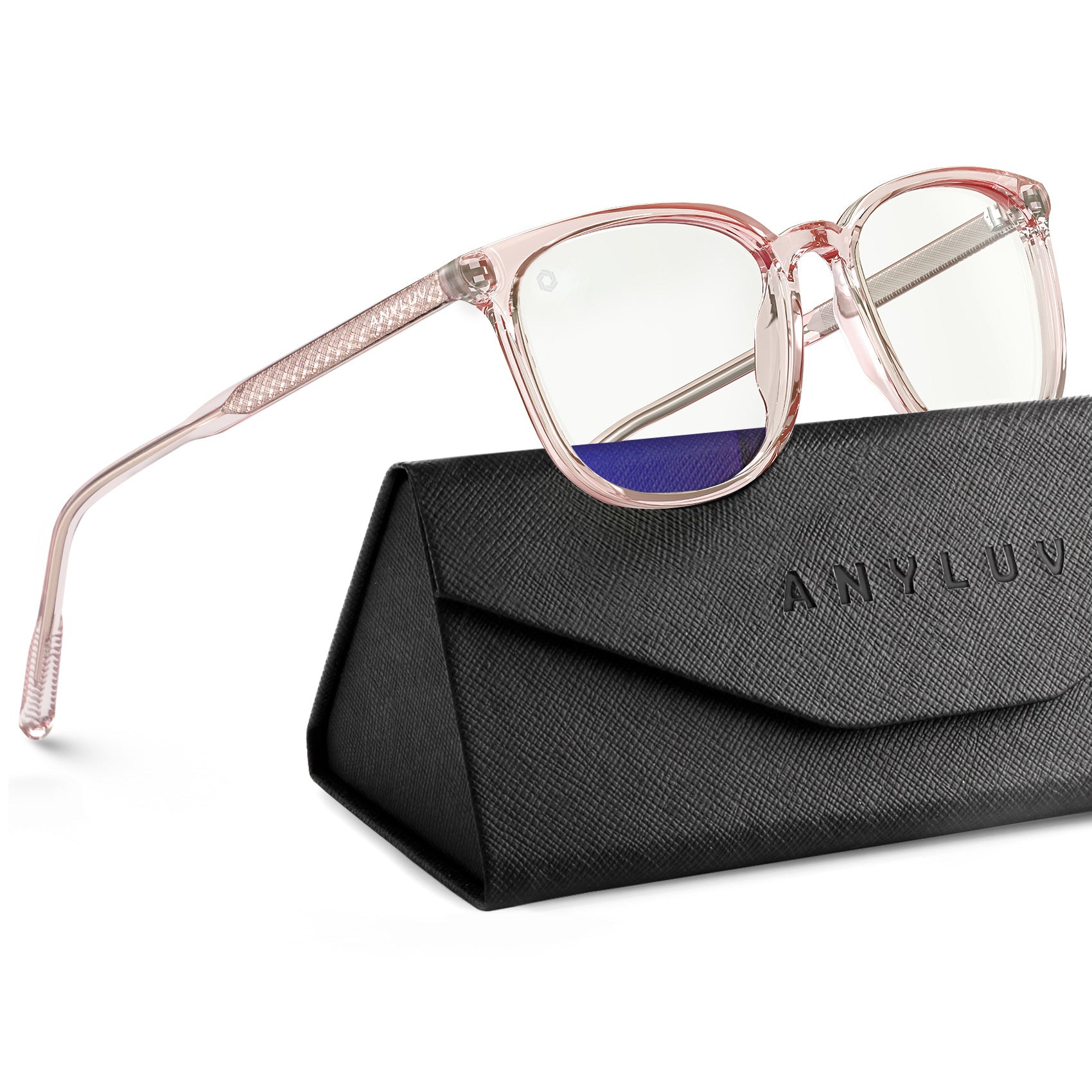 ANYLUV Blue Light Glasses for Woman Men, Womens Blue Light Blocking Glasses Computer Glasses Anti Eyestrain(WMAN161-6EP)