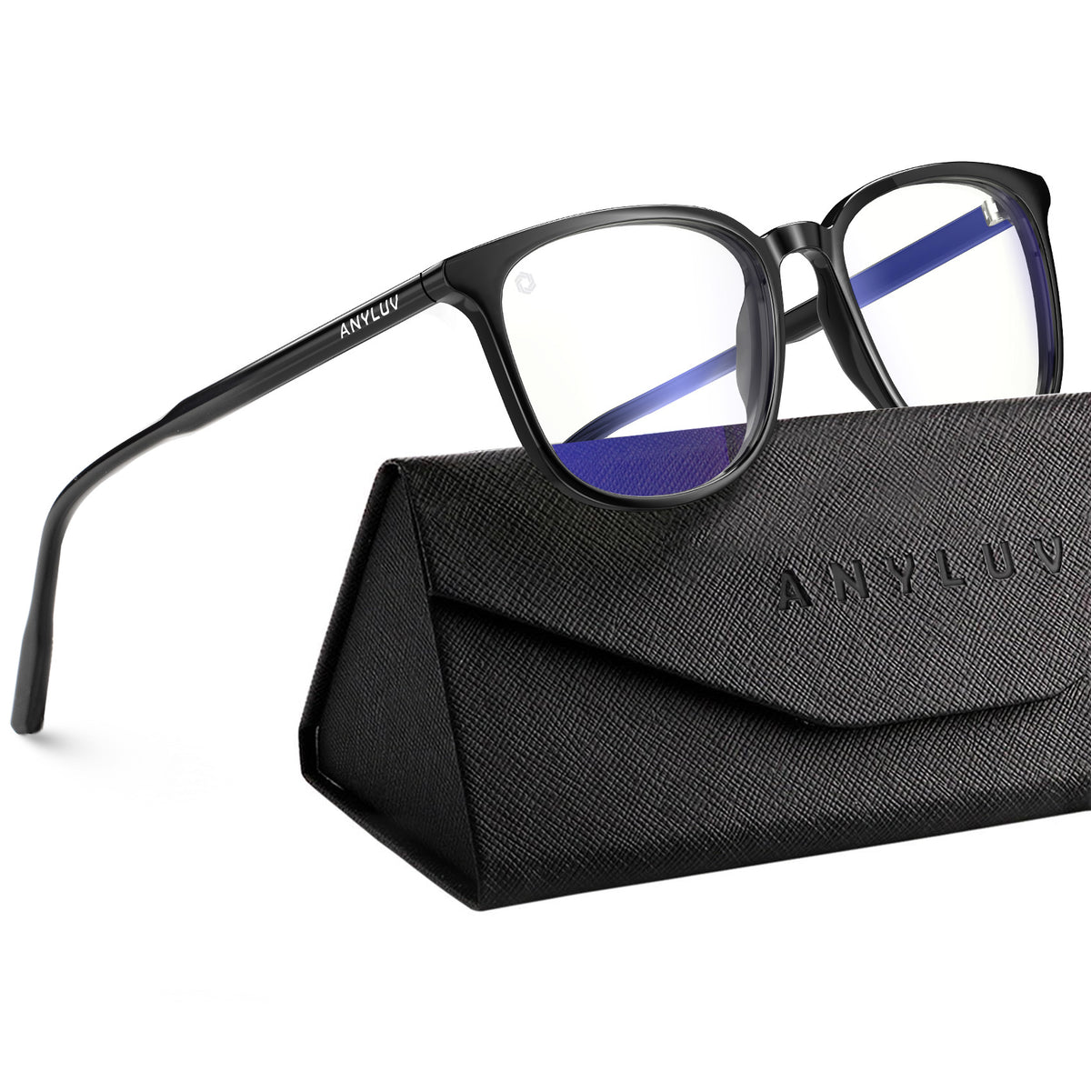 ANYLUV Blue Light Glasses for Woman Men, Womens Blue Light Blocking Glasses Computer Glasses Anti Eyestrain WMAN161-1EP