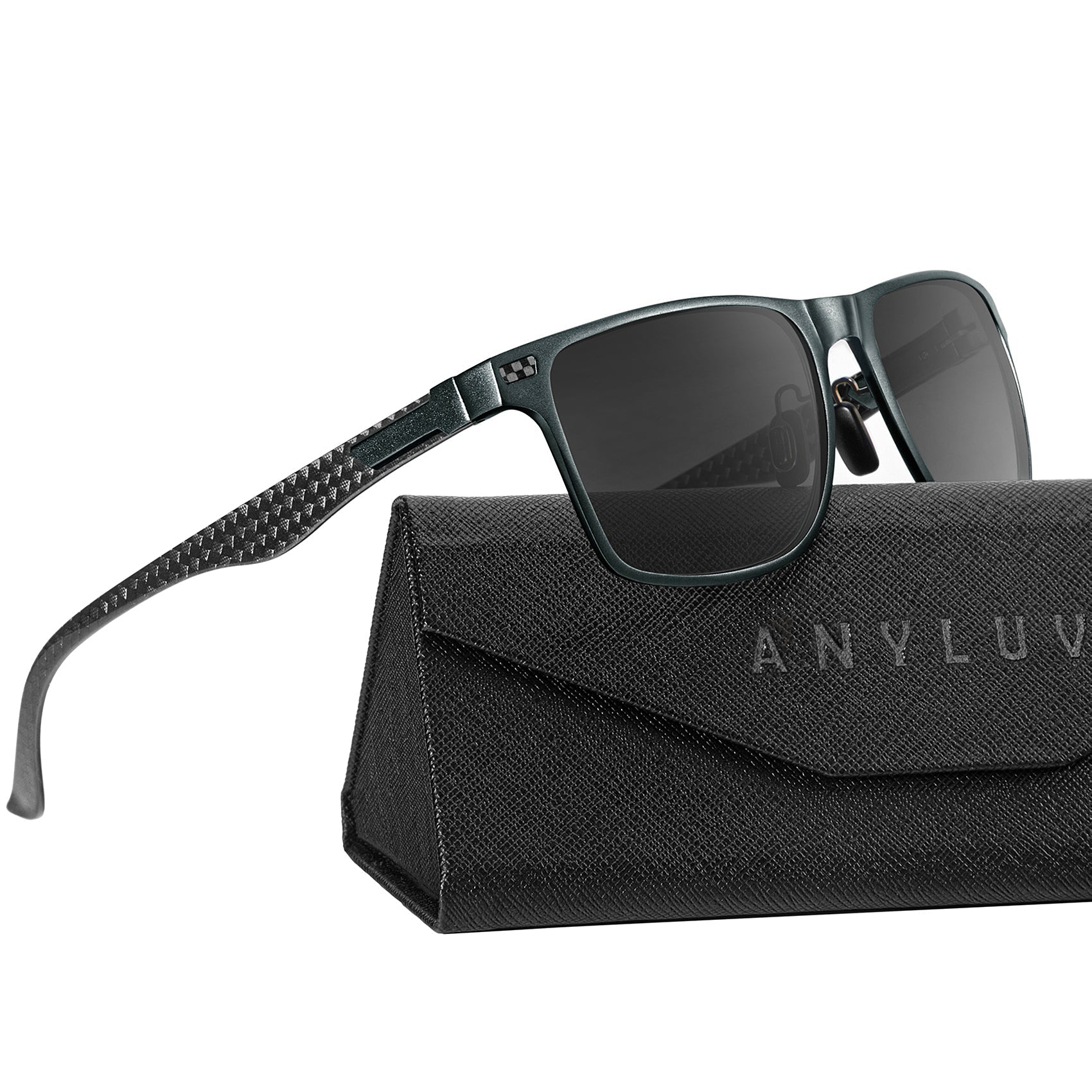 Luxury Carbon Fiber Temple Sunglasses S54-2