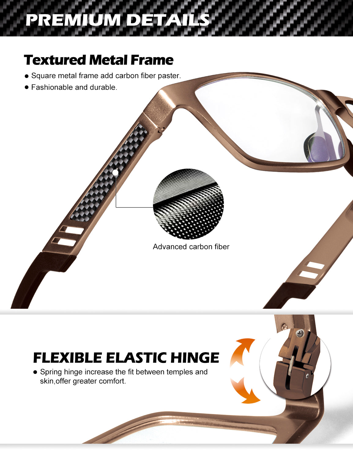 Al-Mg Metal Frame Reading Glasses 4571-4