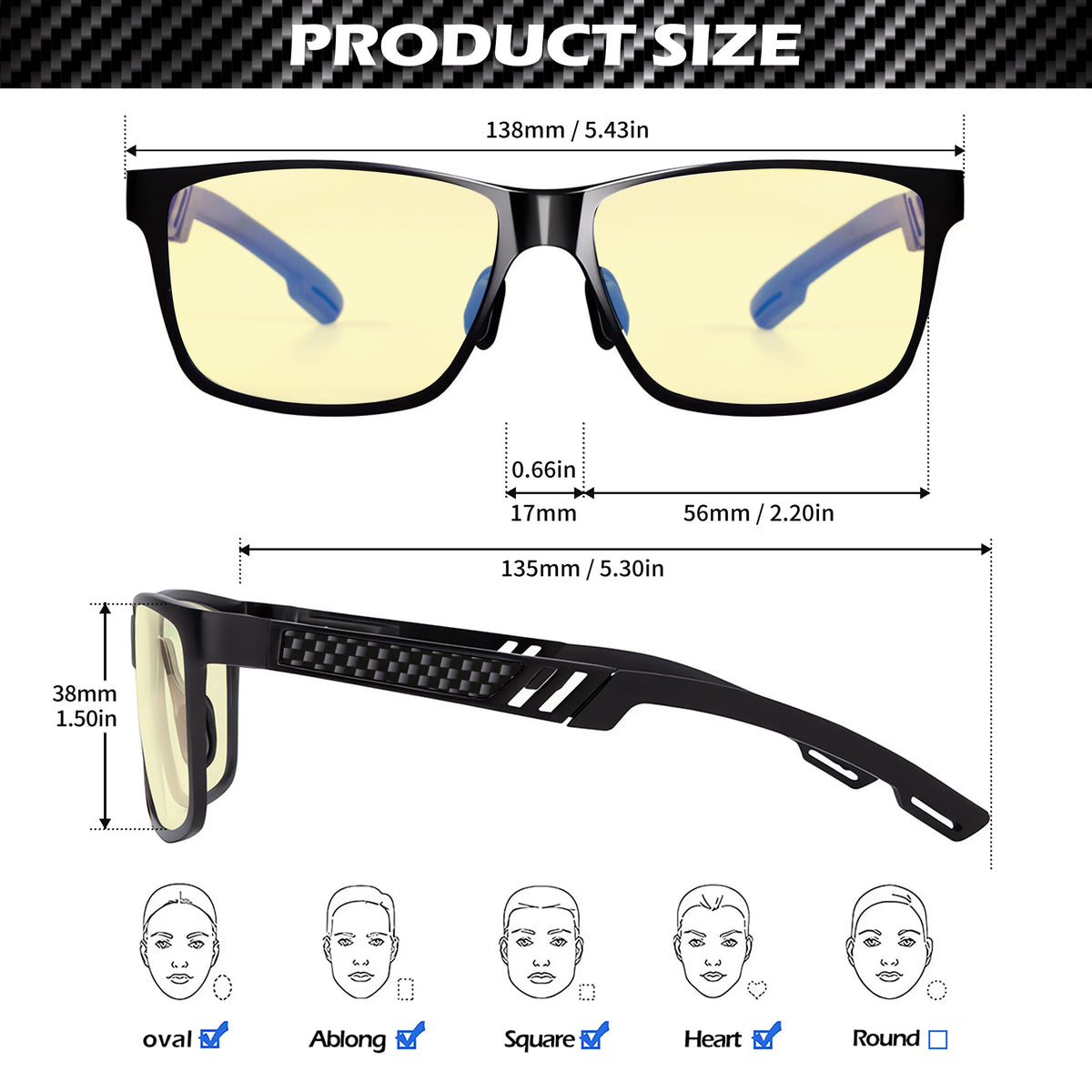 ANYLUV Blue Light Blocking Glasses for Computer and Reading Lightweight Al-Mg Metal Anti-Eye Strain Glasses for Woman & Men WMAN6571-1
