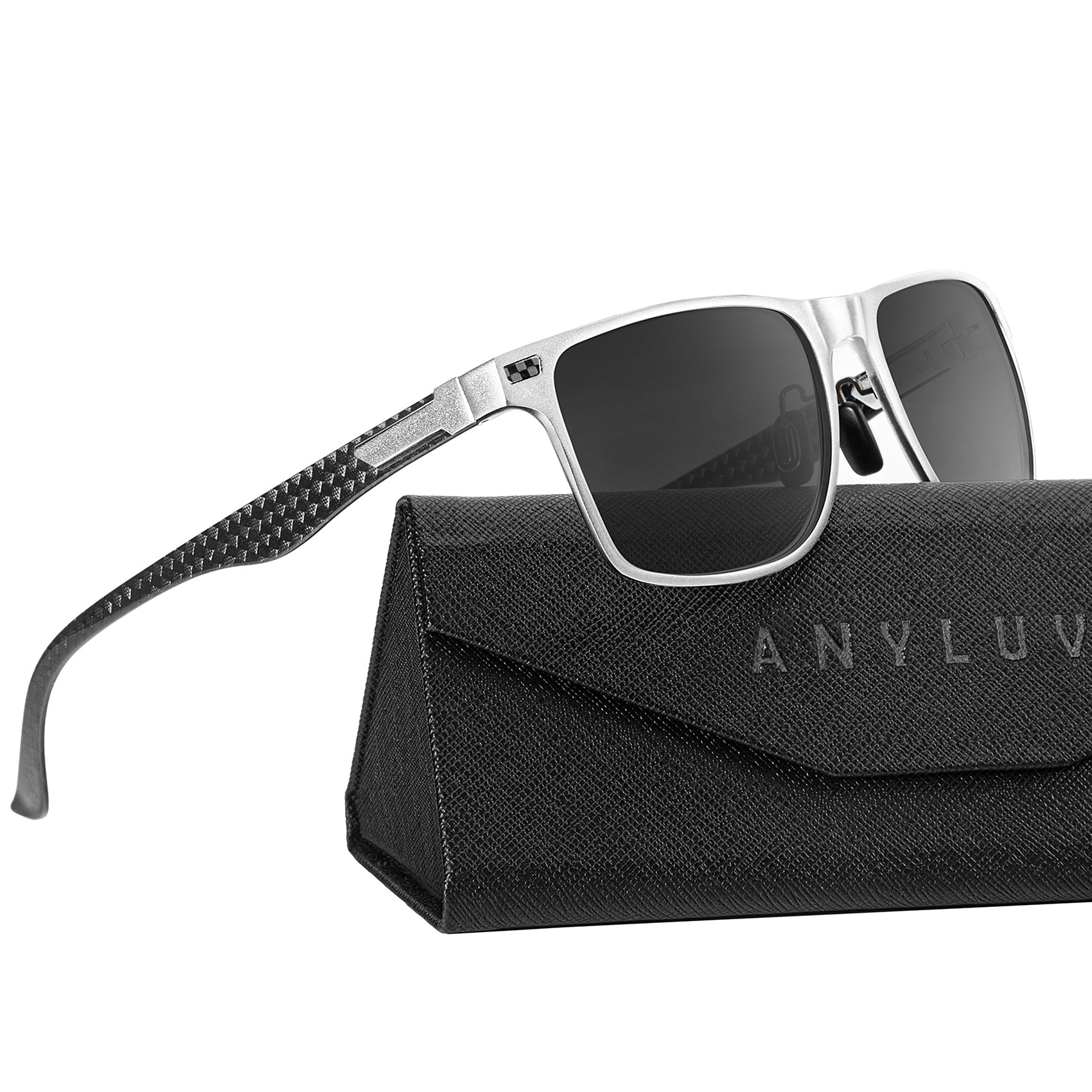 Luxury Carbon Fiber Temple Sunglasses S54-3