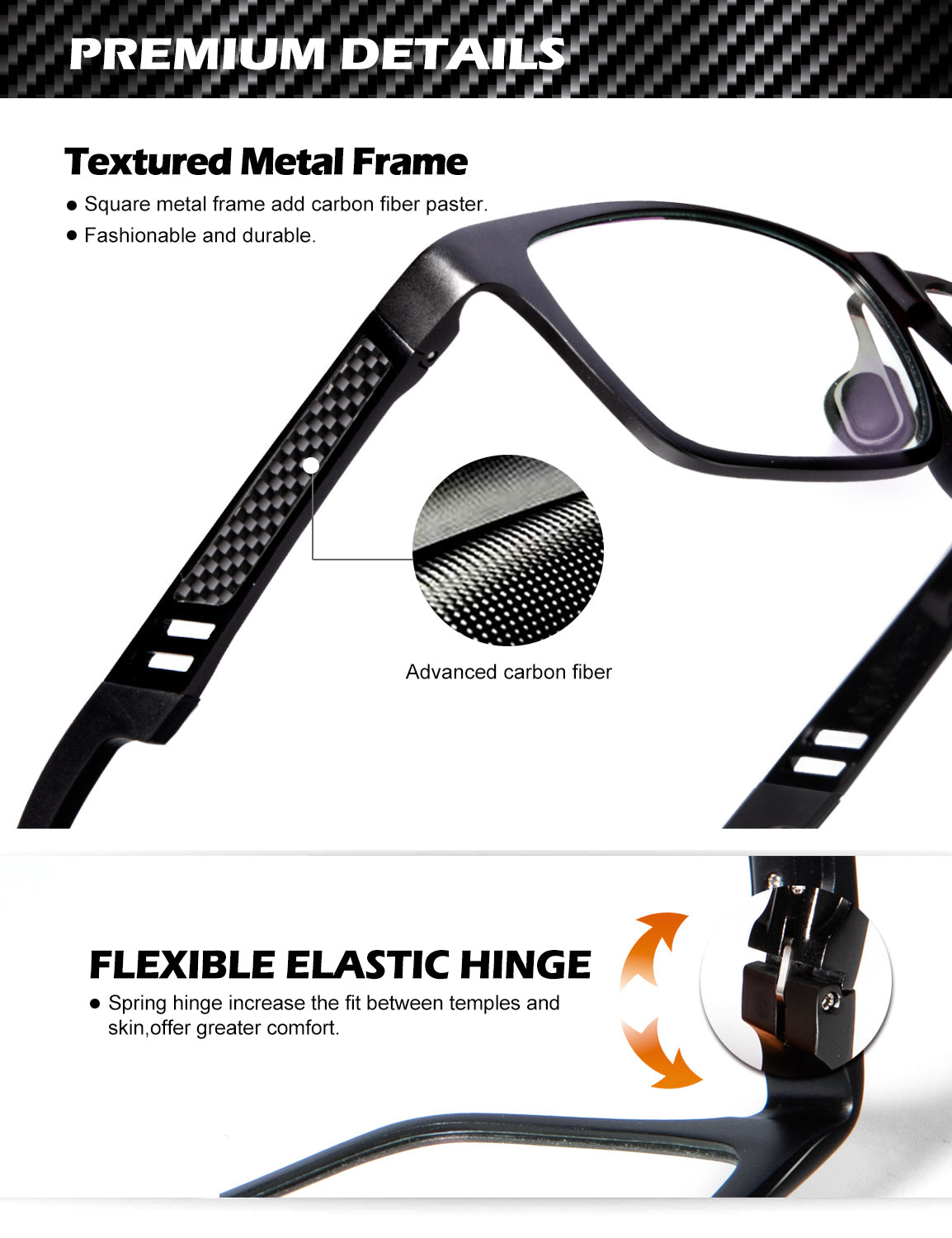 Al-Mg Metal Frame Reading Glasses 4571-1-L50