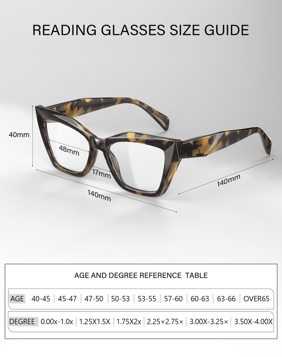 3-Pack Women's Reading Glasses with Blue Light Blocking and Anti-Glare Features(WMANJS1202-1-2-3-L200)