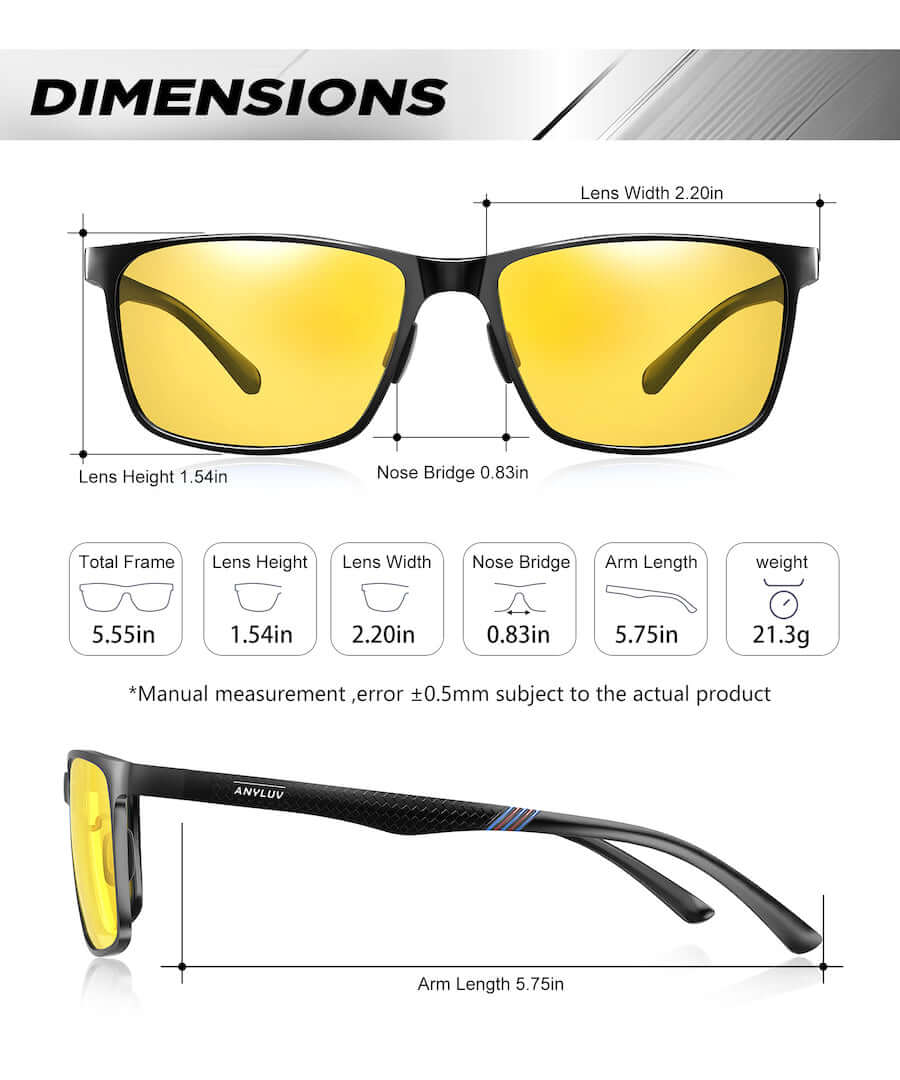 Luxury Al-Mg Metal Frame Polarized Sunglasses A56