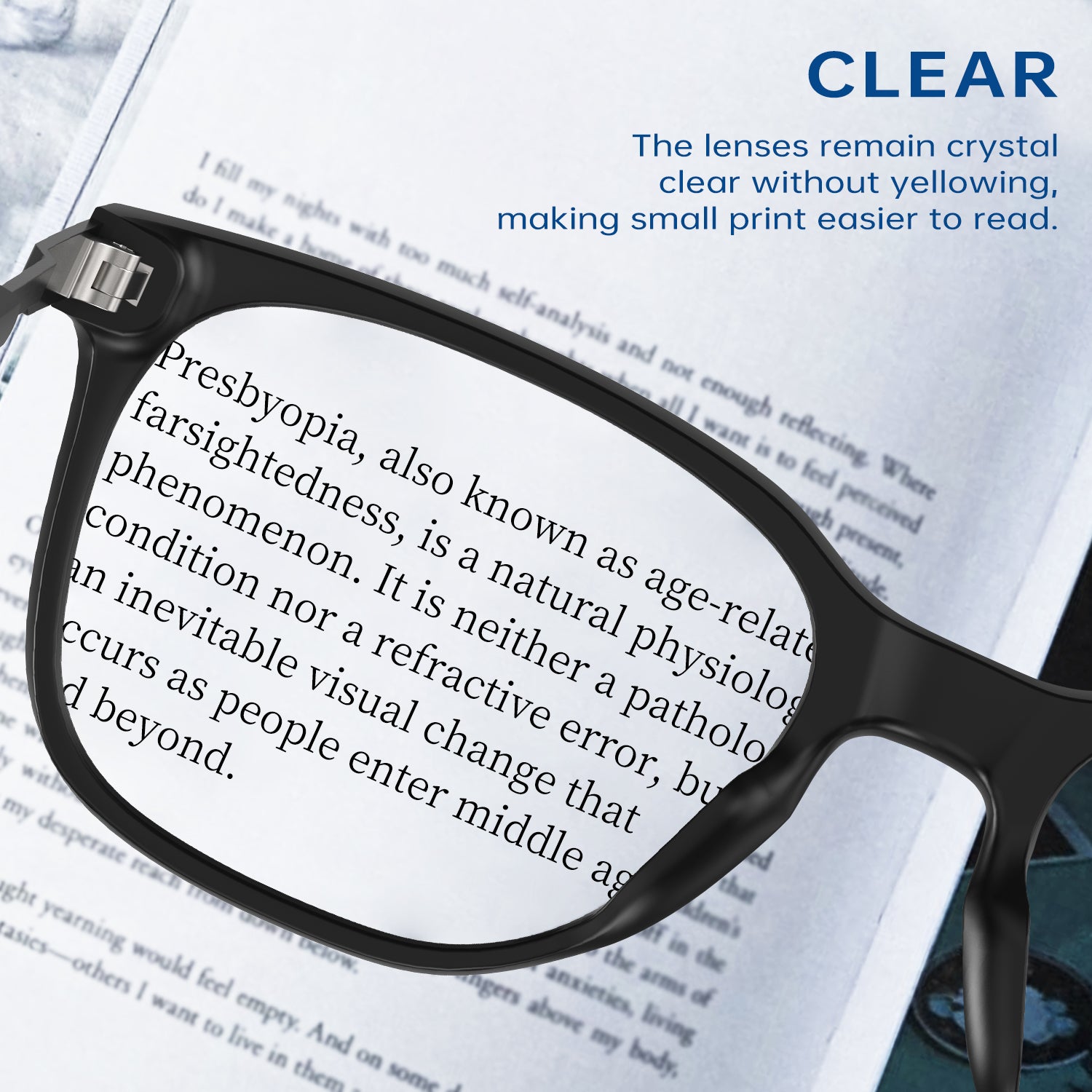 ANYLUV Reading Glasses Men/Women, Anti Eyestrain Blue Light Reader for Women, Metal Cheaters Reading Computer Glasses(WMAN114-2EP-L150)