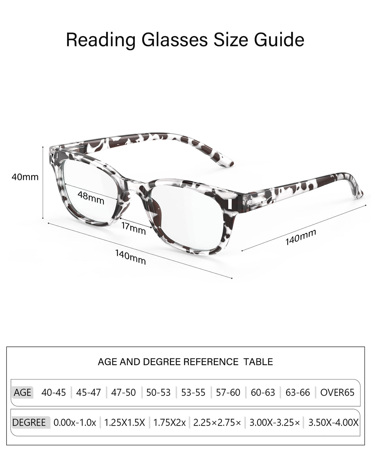 3-Pack Women's Reading Glasses with Blue Light Blocking and Anti-Glare Features(WMANXLL201886-1-2-3-L200)