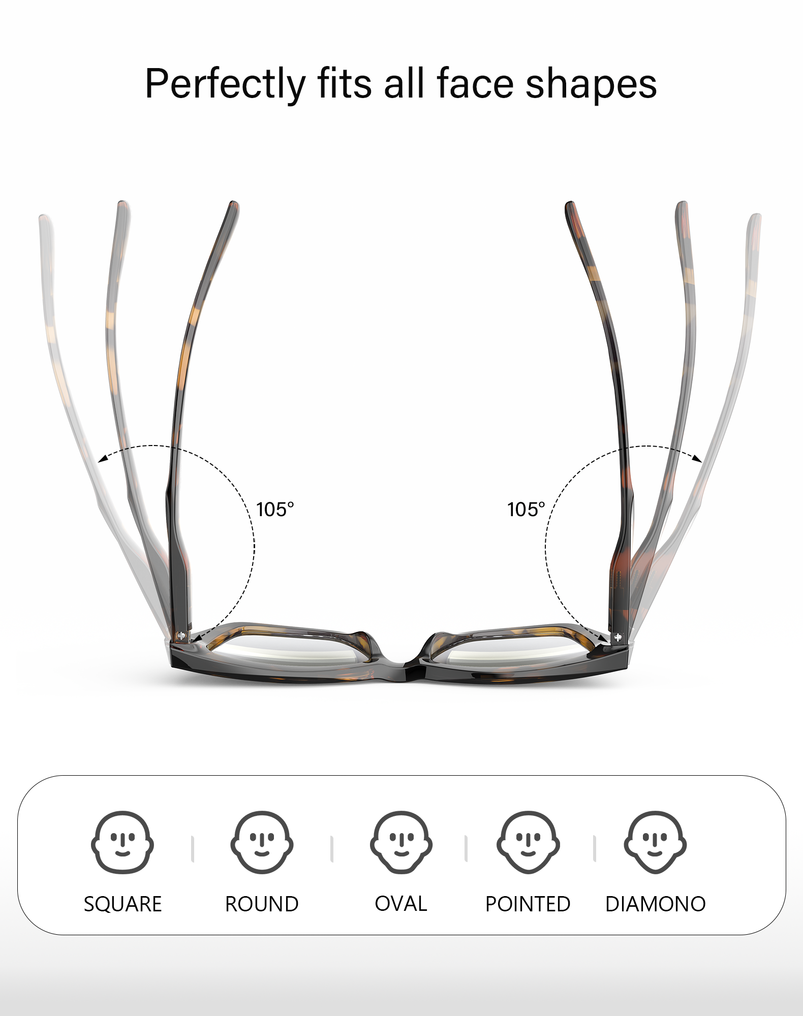 3-Pack Women's Reading Glasses with Blue Light Blocking and Anti-Glare Features(WMANJS1202-1-2-3-L150)