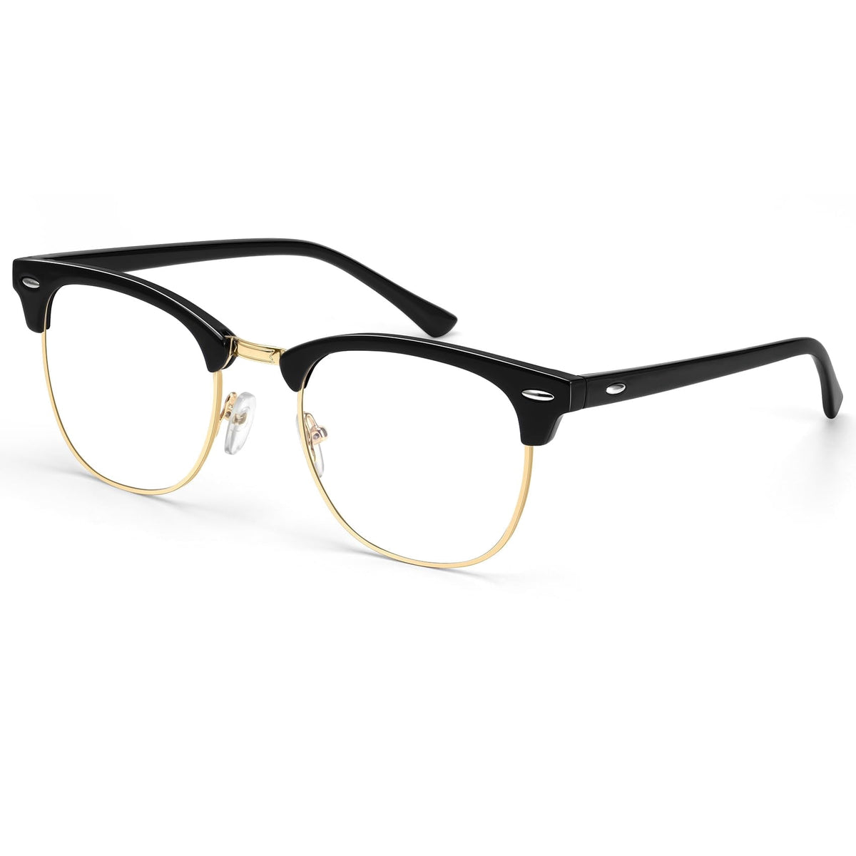 ANYLUV Blue Light Glasses for Women and Men,Semi Rimless Computer Glas