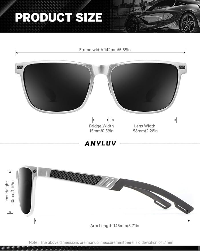 Al-Mg Metal Frame Sunglasses S53-8
