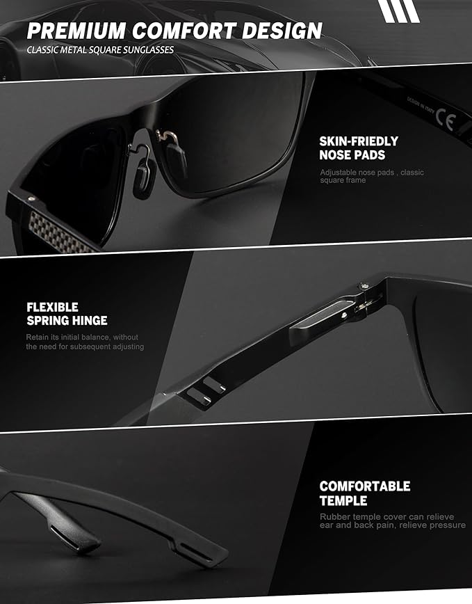 Al-Mg Metal Frame Sunglasses S53-7