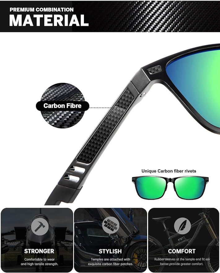 Al-Mg Metal Frame Sunglasses S53-7