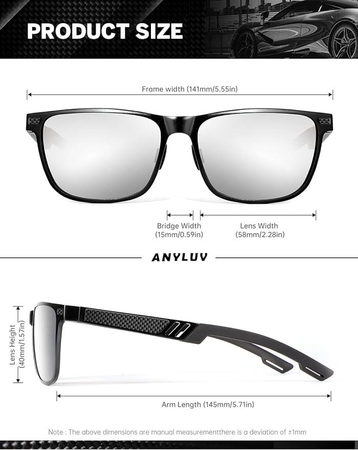 Al-Mg Metal Frame Sunglasses S53-4
