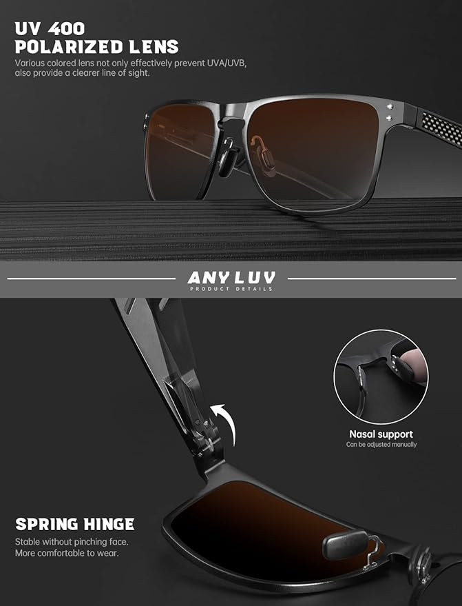 Al-Mg Metal Frame Sunglasses S51-1