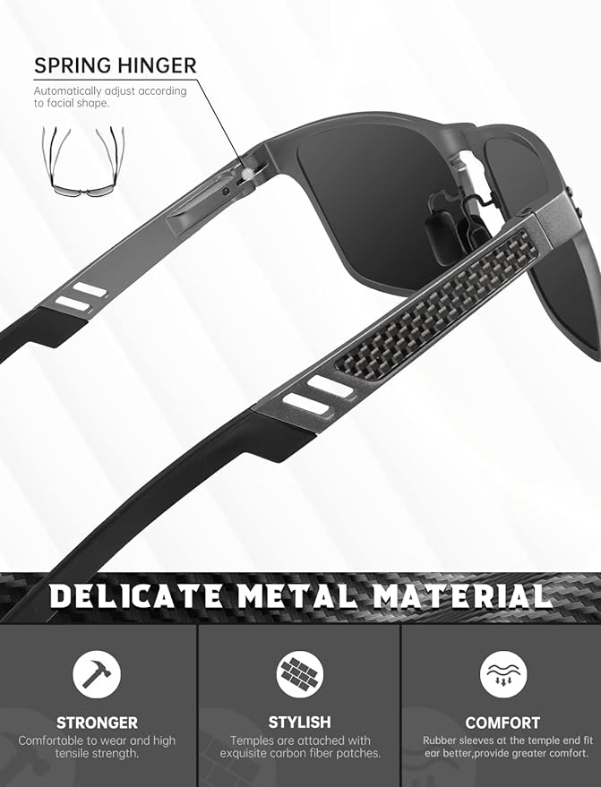 Al-Mg Metal Frame Sunglasses S51-1