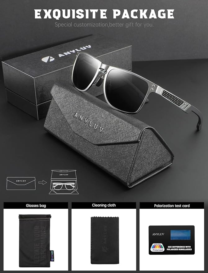 Al-Mg Metal Frame Sunglasses S51-2