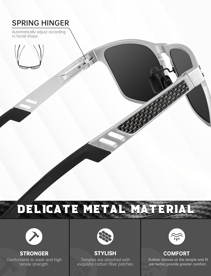 Al-Mg Metal Frame Sunglasses S51-1