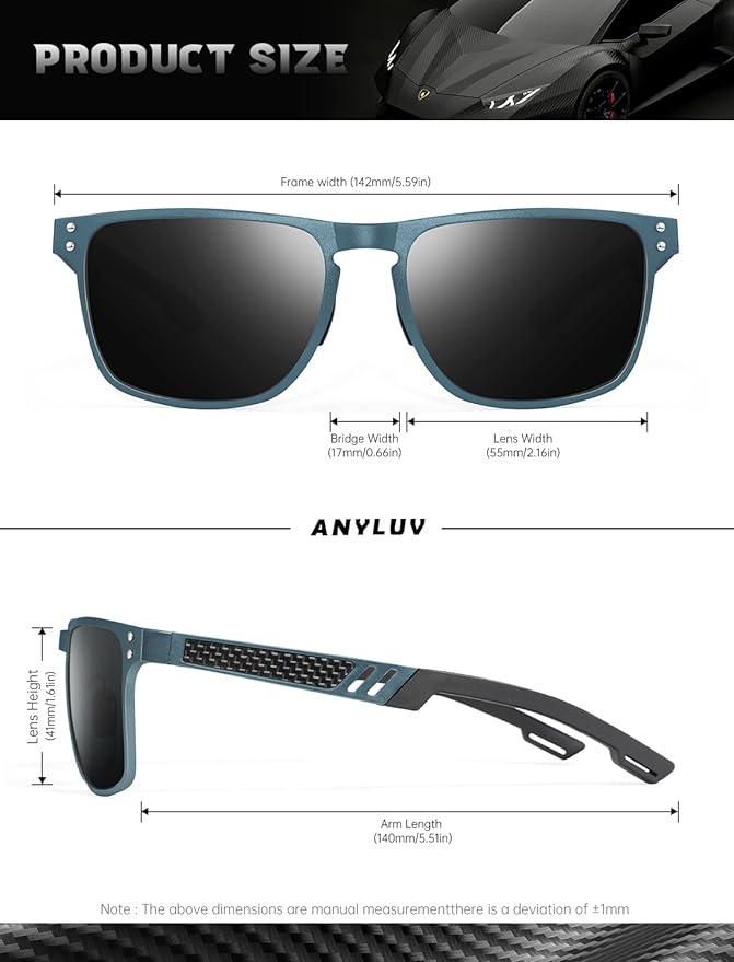 Al-Mg Metal Frame Sunglasses S51-1