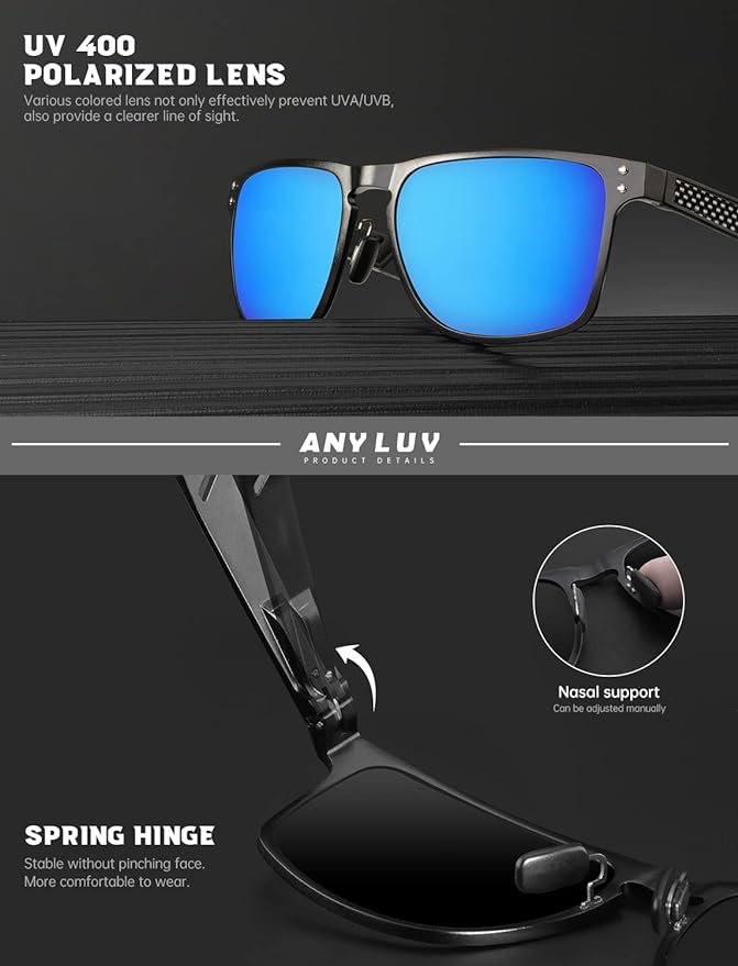 Al-Mg Metal Frame Sunglasses S51-6