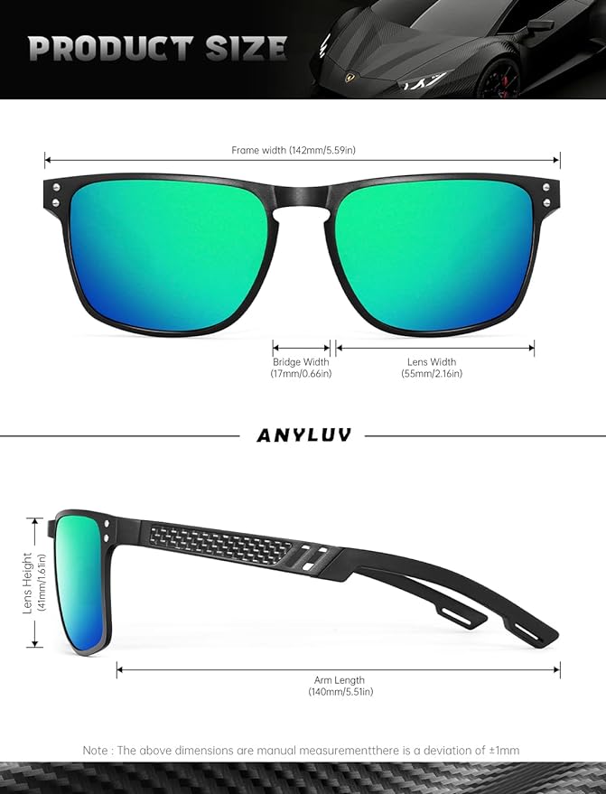 Al-Mg Metal Frame Sunglasses S51-1