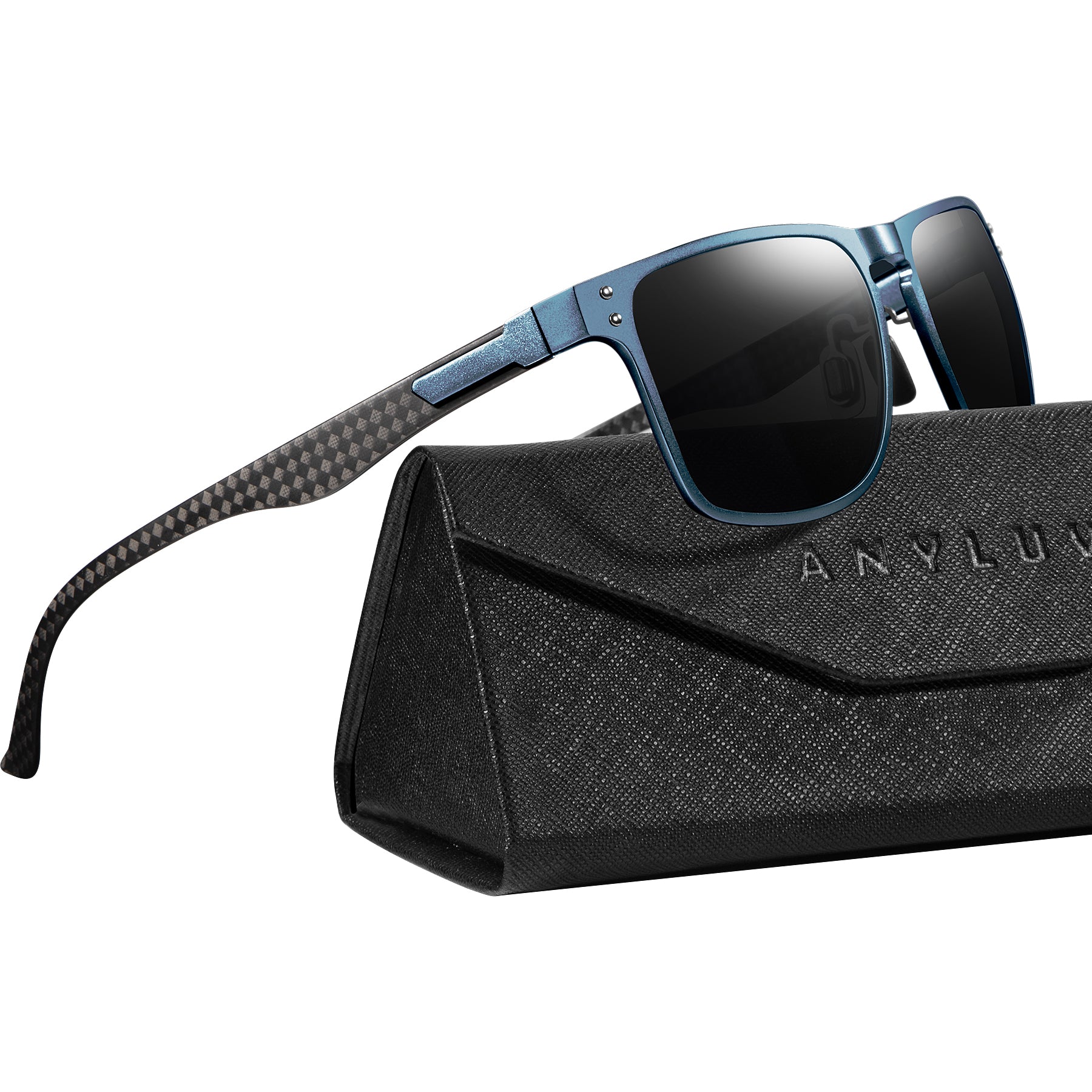 Luxury Carbon Fiber Temple Sunglasses S52-5